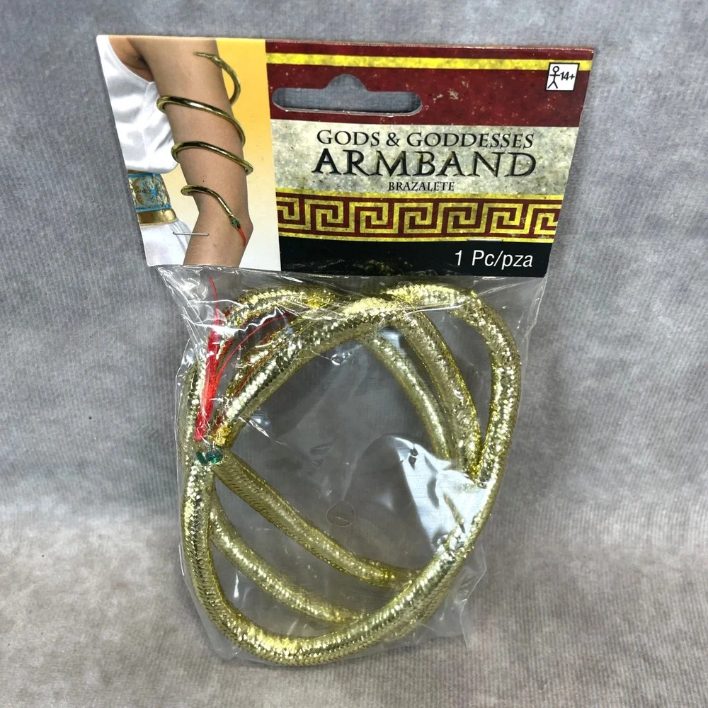 Gods & Goddesses White Toga & Accessory Lot Adult Unisex Halloween Costume 1 Sz - Picture 4 of 8